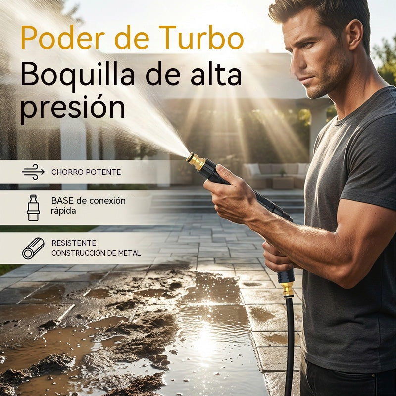 Boquilla de agua de alta presión con rociado directo: ¡Lava en casa y ahorra mucho! 🔥💦