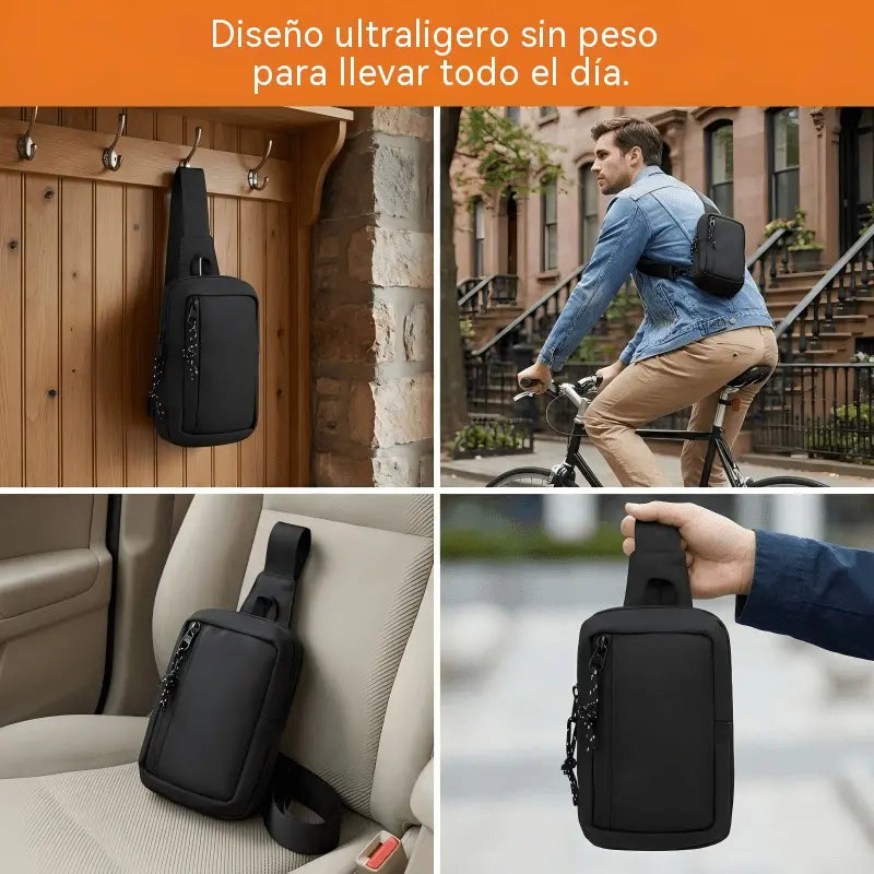 【Compra uno y llévate otro gratis】✨Gran oferta✨ Bolso de hombro para hombre (estilo urbano)