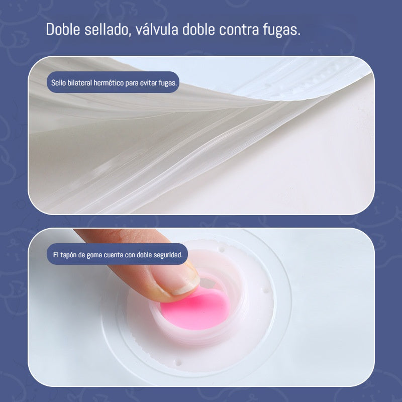 🧳【Juego de 6 piezas】💨 Bolsa de almacenamiento al vacío grande y compresible: no requiere bomba, es a prueba de fugas e ideal para ahorrar espacio en maletas y en casa ✈️