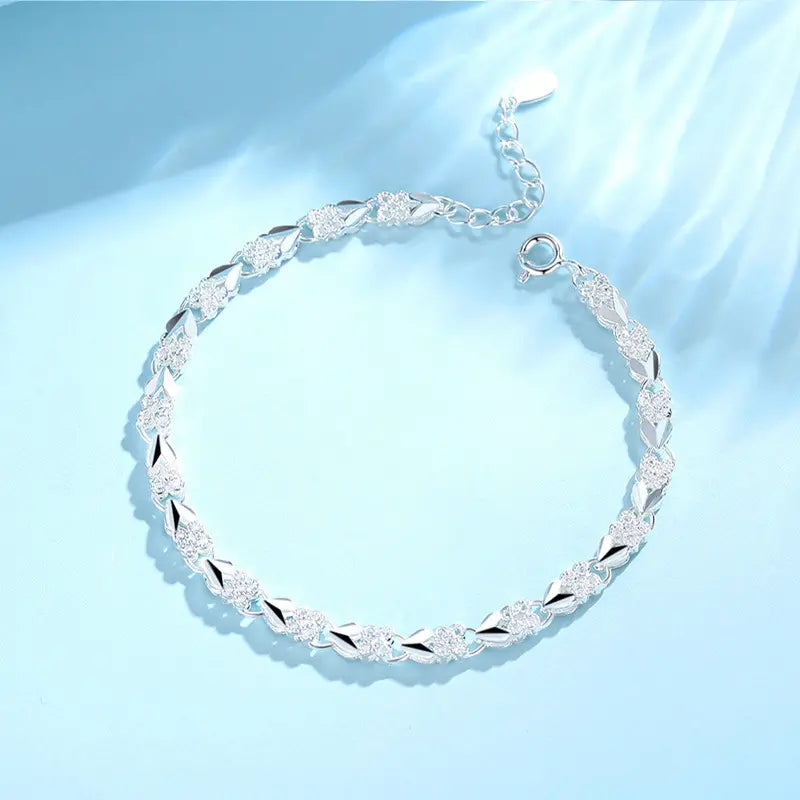 đĂj divatos 925 sterling ezĂŒst nĆi karkötĆđ