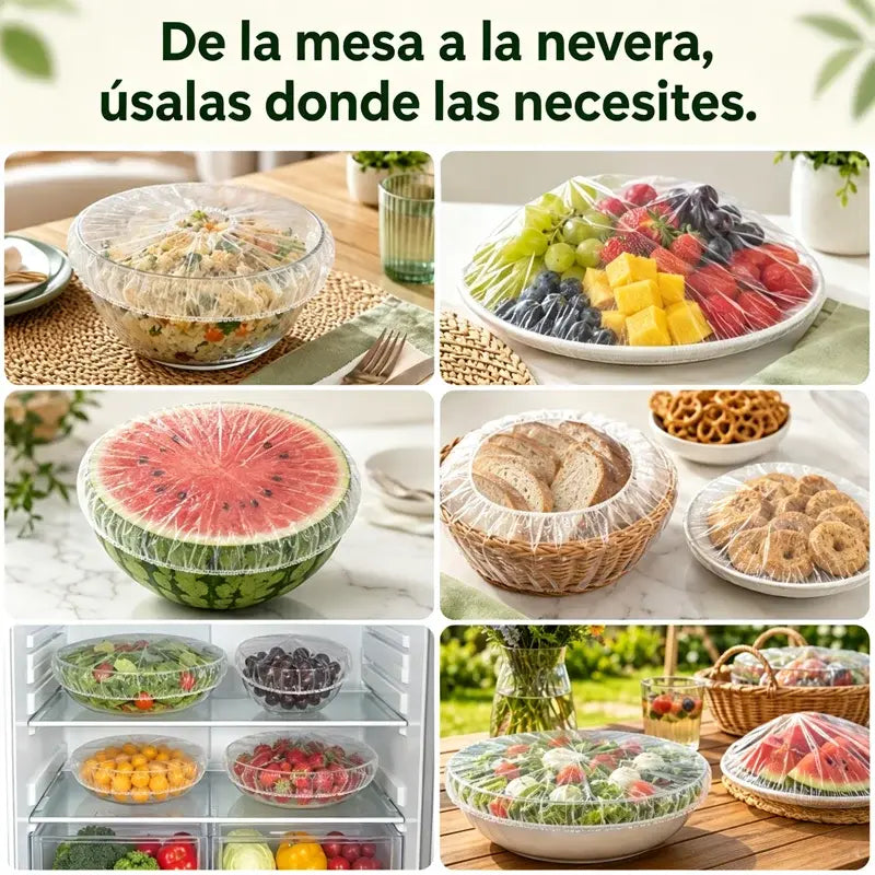 🔥(300 unidades)Solo 24 euros🍽️Funda de plástico antibacteriana extragrande y gruesa apta para uso alimentario