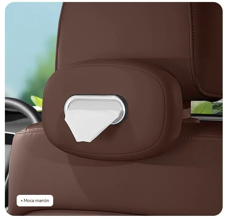 Portapañuelos para coche: compacto y de acceso rápido