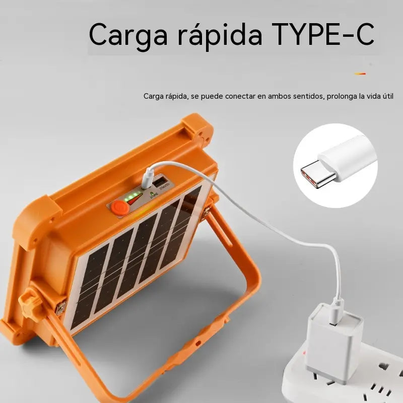 Luces solares LED recargables