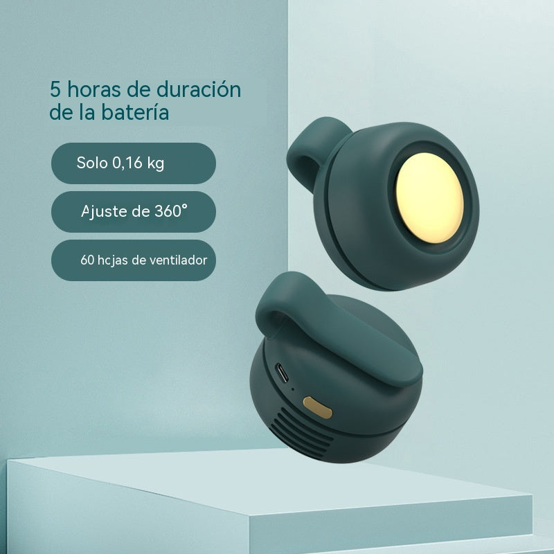 🌬️🌀 【compre uno y llévese otro gratis】Mini ventilador portátil con clip, potente pero silencioso, recargable por USB y con una duración de batería extremadamente larga.
