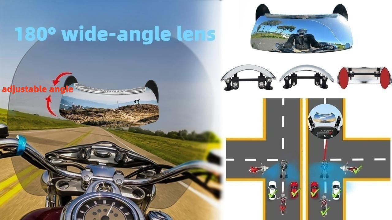 Espejo retrovisor del parabrisas de la motocicleta