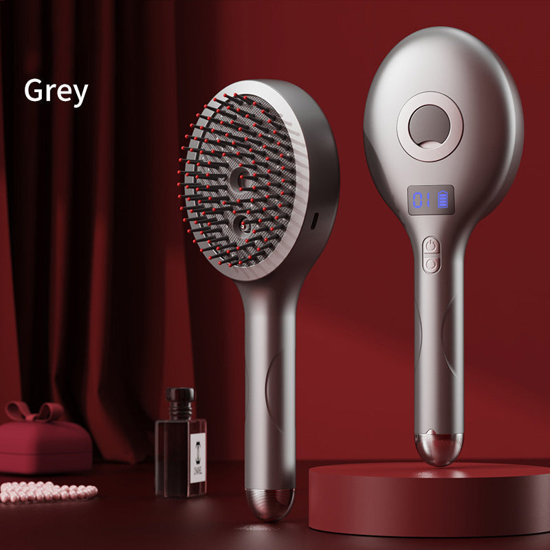 💆♀️Peine de masaje con spray que relaja el cuero cabelludo, peine de masaje para peinar y cuidar el cabello en casa con masaje vibratorio.