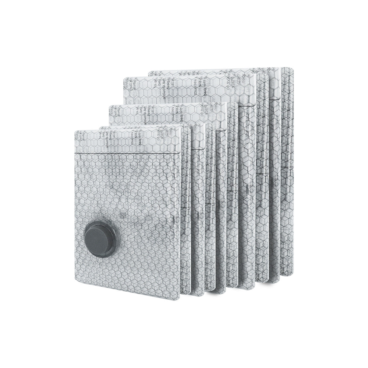 🧳【2S+2M+2L】💨 3 tamaños de bolsas de almacenamiento al vacío compresibles: impermeables y a prueba de fugas, ideales para ahorrar espacio en tu maleta y en casa ✈️