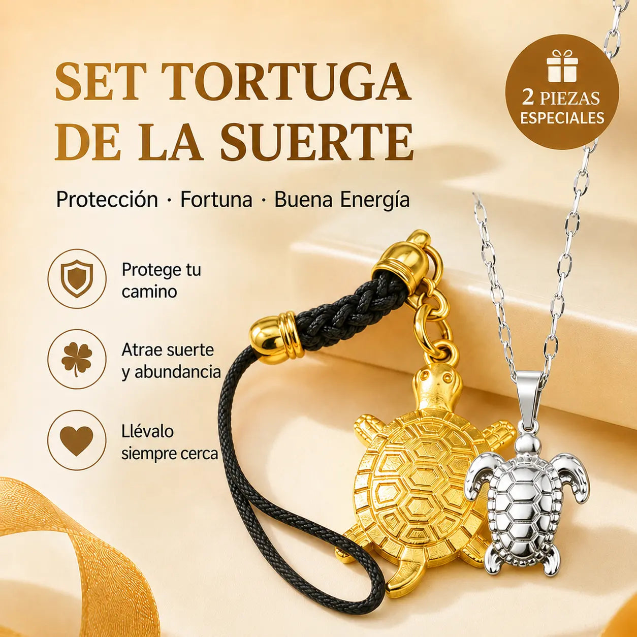 💫Amuleto de la Tortuga Dorada 2026: atrapa la suerte y nunca la suelta💫