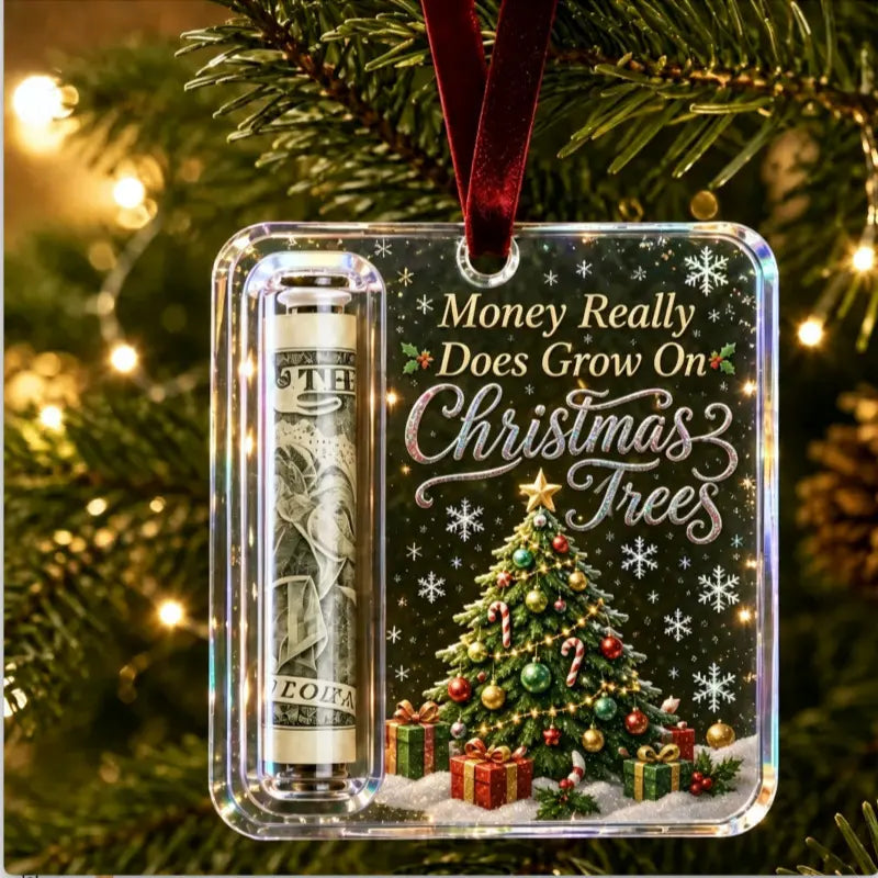 ✨4 artículos por 31 euros🎄Cartera con etiqueta colgante, regalo de decoración para el árbol de Navidad