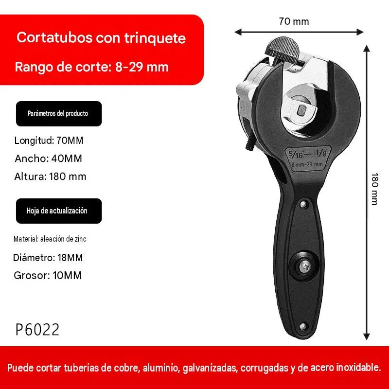 🔧 Cortatubos | Herramienta de corte de precisión para espacios reducidos