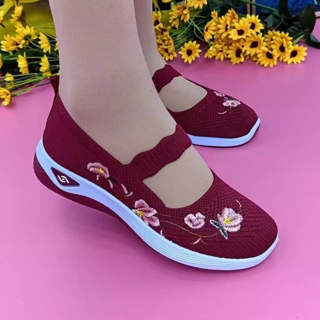 【36-41】Zapatos cómodos, transpirables y antideslizantes para personas de mediana edad y mayores.