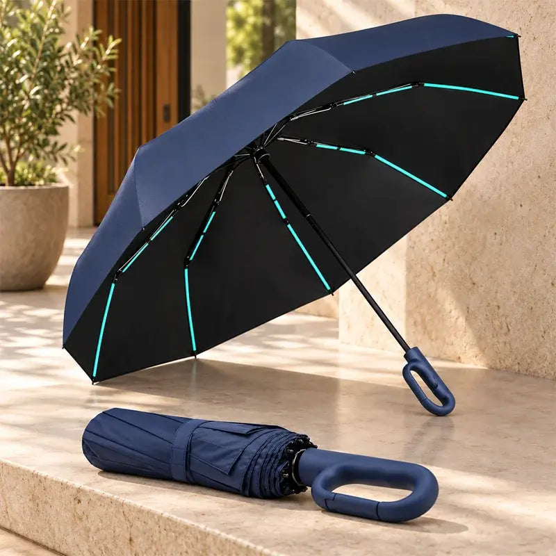 ☂️✨ Paraguas Automático Grande 2 en 1 | Paraguas para Lluvia y Sol con Protección UV y Diseño Elegante