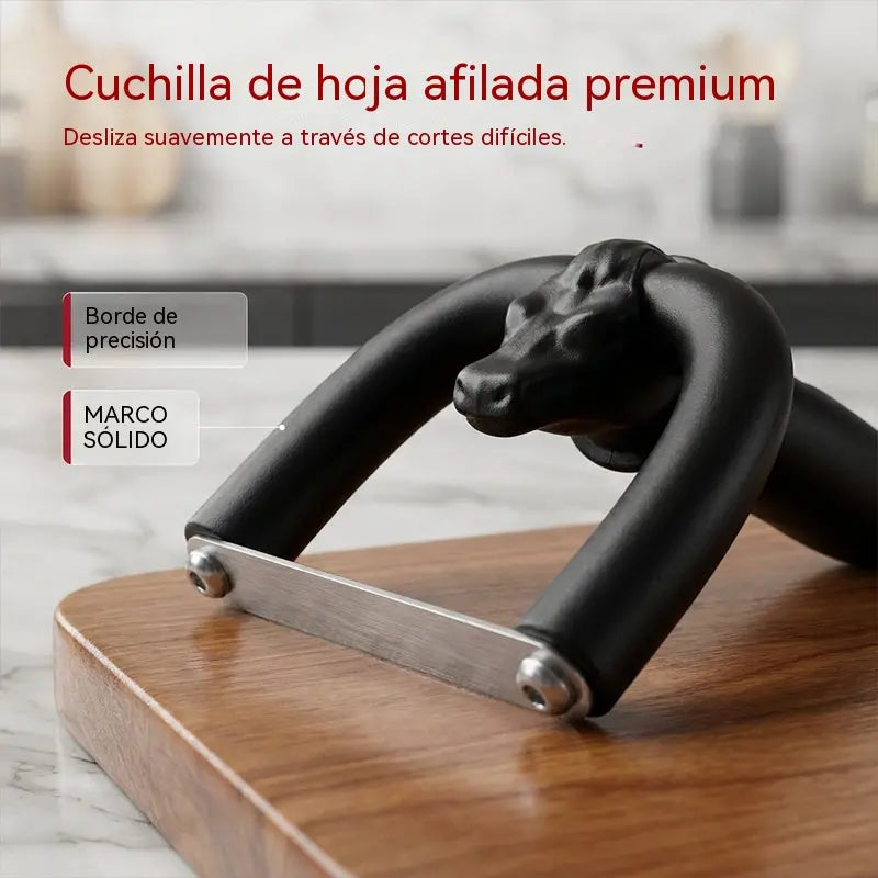 🥳50% de descuento🥩🔪 Desgrasador manual de carne y cerdo: El soporte en forma de U elimina la grasa superficial, minimizando el desperdicio de carne magra. Cuchillas de acero inoxidable y mango ergonómico. 🧑🍳✨