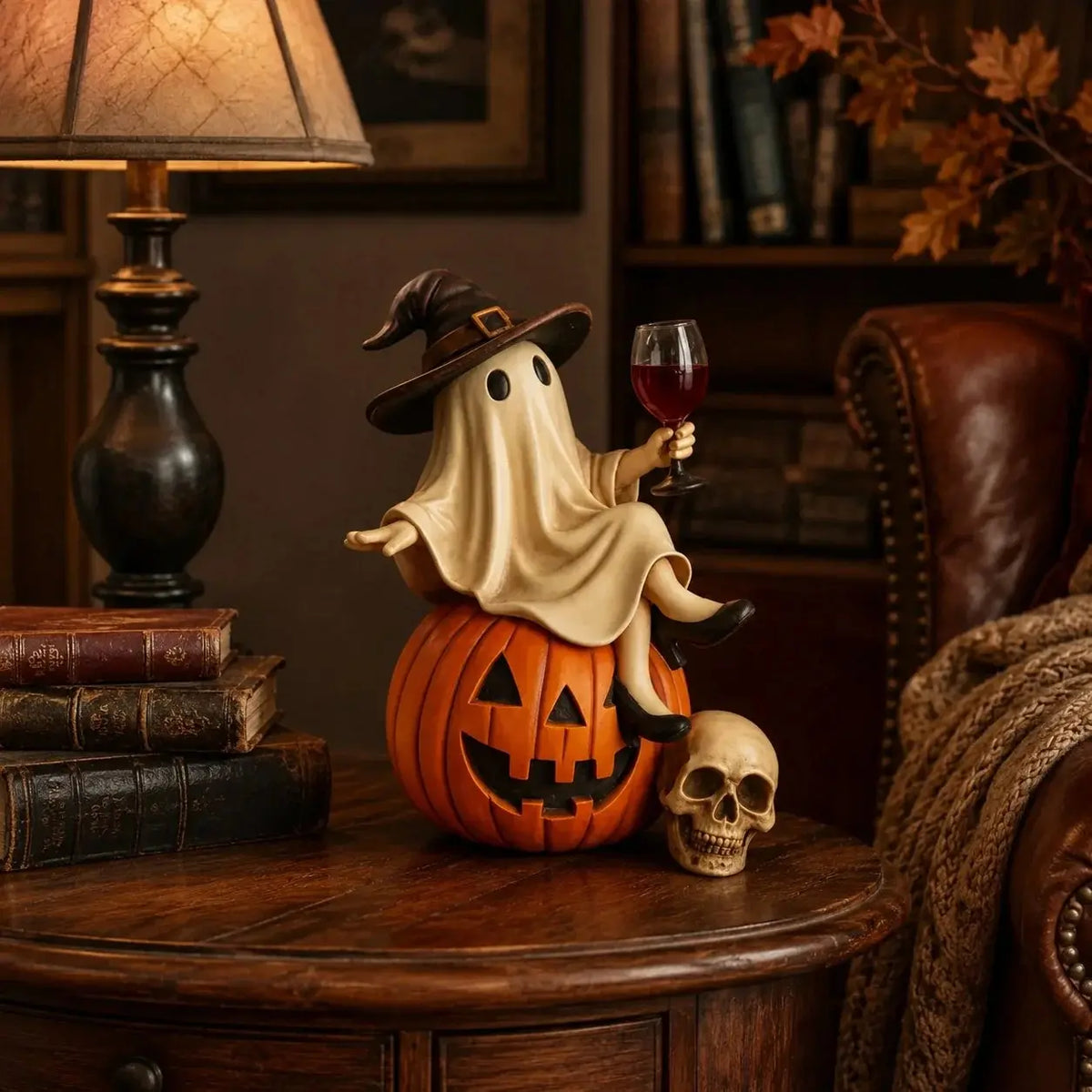 👻🍷 Noche de Vino Fantasma - Decoración de Halloween