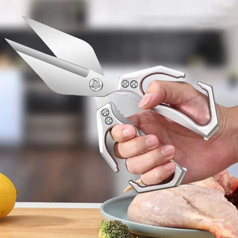 ✂️🍗 Extra silné kuchyňské nůžky · Snadné krájení masa, kuřecího a ryb