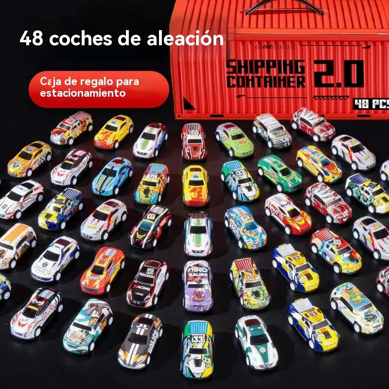 【50%OFF】🎁48 odnímateľných miniáut so vstavanou garážou