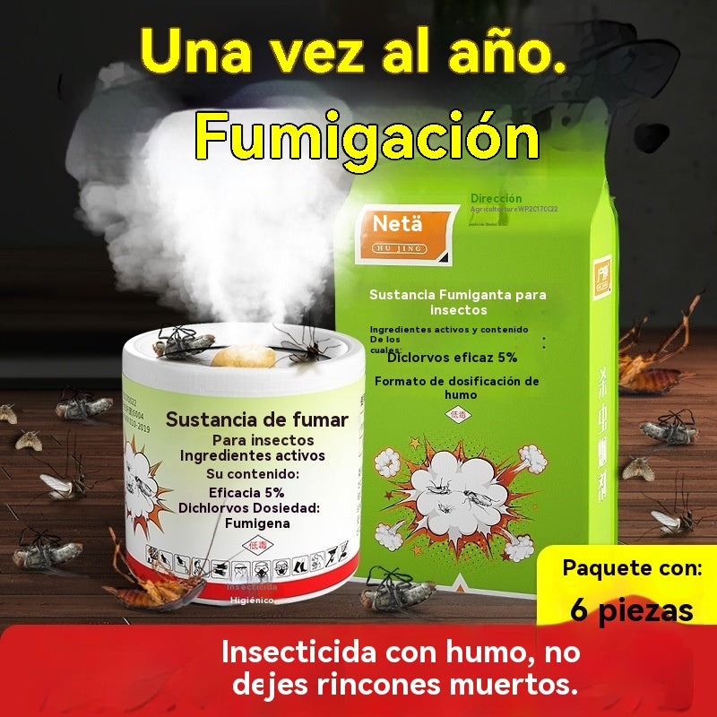 🚫🦟🪳【12 piezas】Potente niebla insecticida que no deja ningún rincón sin tocar!💨