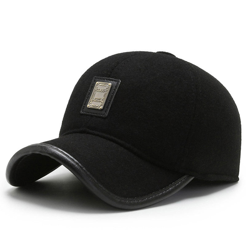 Nueva gorra de béisbol cálida para hombre, con protección para las orejas