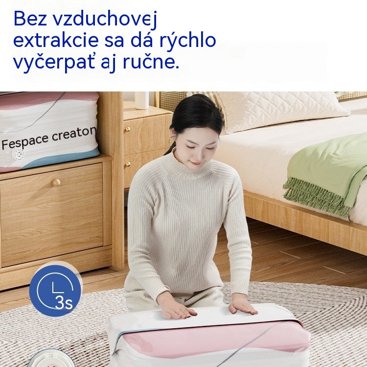👕📦【5 kusov 25€】Kompresné vrecká na uloženie oblečenia, nevyžadujú vákuum, zosilnená konštrukcia.