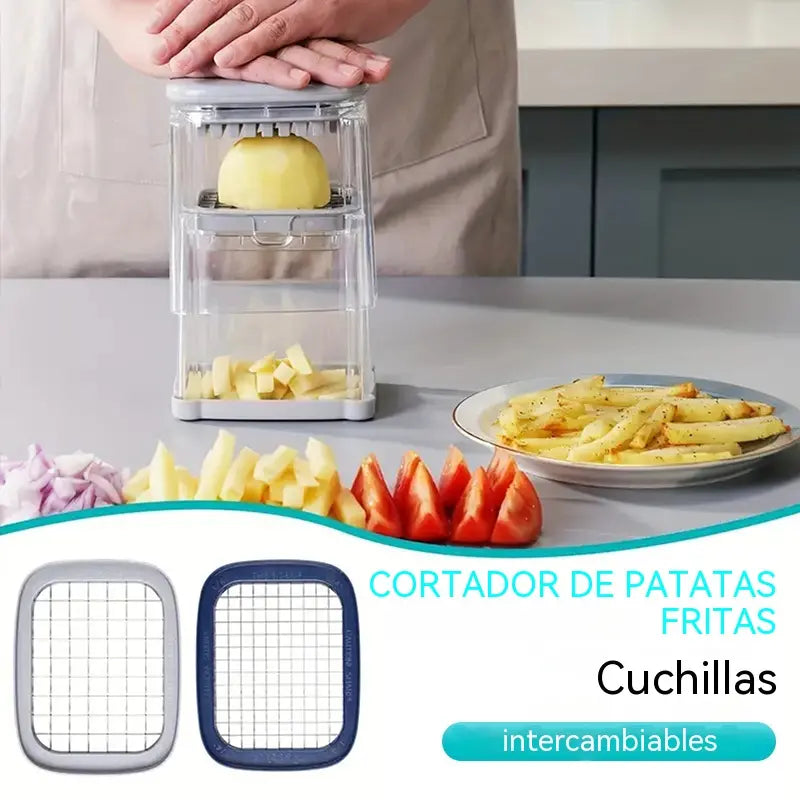 Cortador de papas fritas 4 en 1