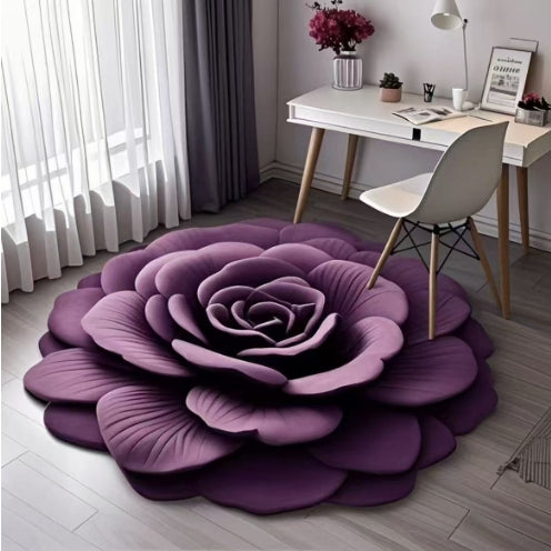 🌺 Elegante alfombra floral ✨Secado rápido, absorbente y antideslizante