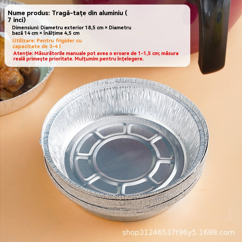 🔥【50 piezas】Bandeja para hornear para freidora de aire, bandeja de papel de aluminio