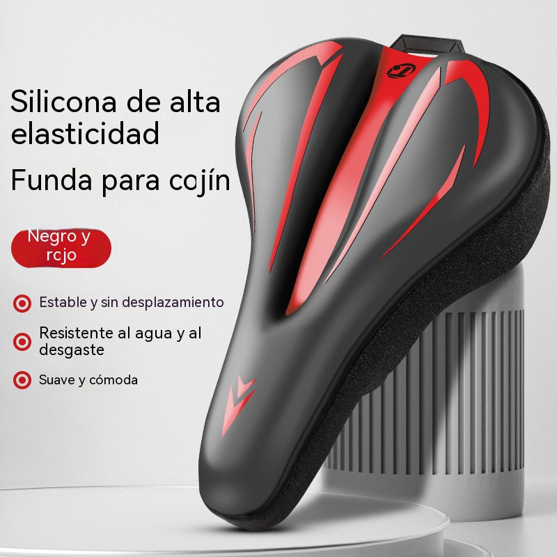 š²Funda para sillĆn de bicicleta de montaƱa, fabricada en cuero de silicona grueso e impermeable, ultrasuave.