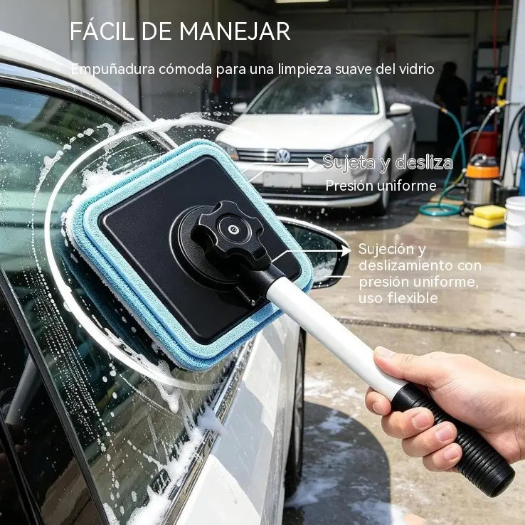 🚗🧼Limpiador de parabrisas magnético dual para automóviles | Kit de limpieza sin rayas para lunas de coche