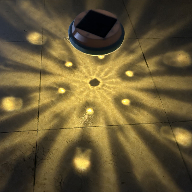 Luz flotante LED solar para piscinas