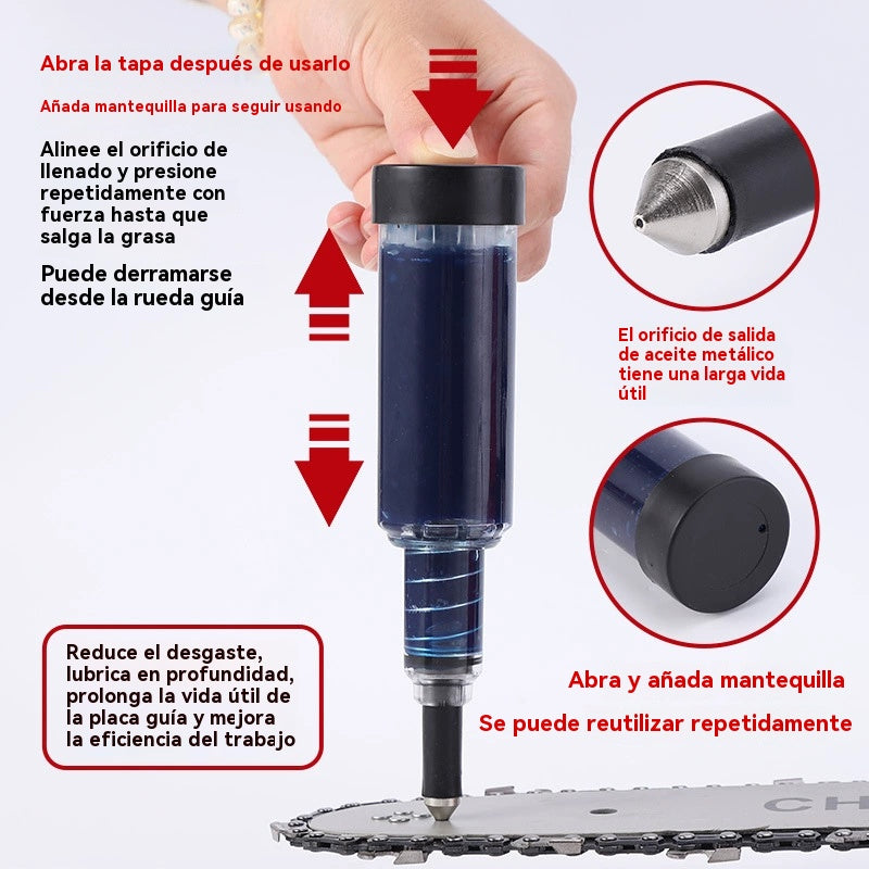 🧰⚒️Lubricador de engranajes para motosierra/sierra para metales
