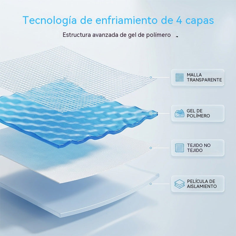 ☀️40 piezas🧊 Parches refrescantes instantáneos: Proporcionan un frescor instantáneo. Tecnología de gel de cuatro capas, resistente al sudor y respetuoso con la piel.