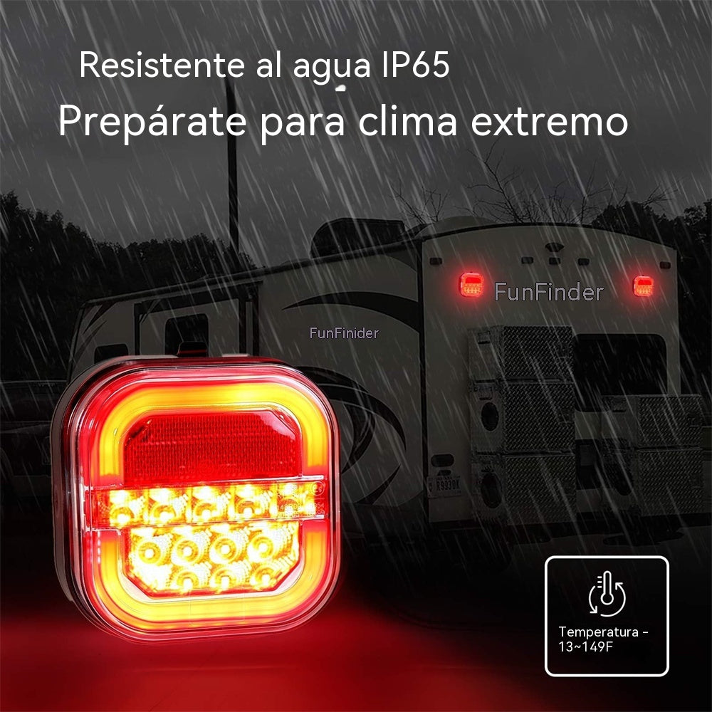 【Universal 12V/24V】 Luces LED para remolque de coche