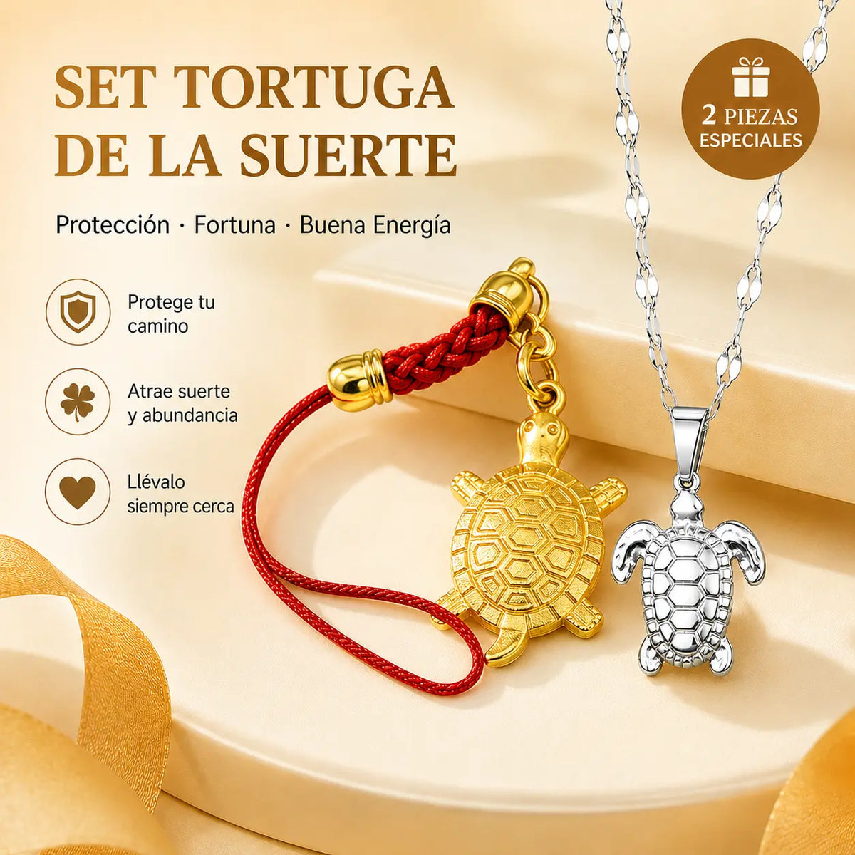 💫Amuleto de la Tortuga Dorada 2026: atrapa la suerte y nunca la suelta💫