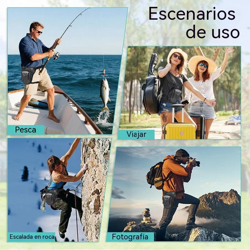 🚴🏍️Riñonera táctica nueva para exteriores, impermeable.
