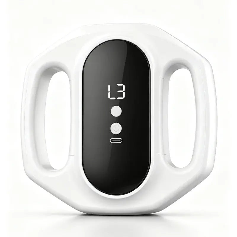 Dispositivo de masaje y quema de grasa abdominal: cinturón eléctrico ajustable para abdomen y cintura, tonificación muscular y eliminación de la barriga cervecera.