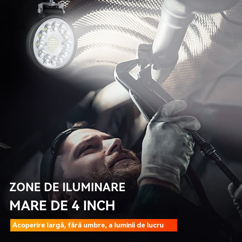 💡🚨【Compra 2 y llévate 2 gratis】Faros LED redondos de 99 W para coches modificados, faros auxiliares para vehículos todoterreno