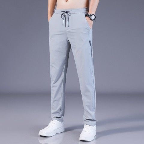 💥【2 piezas】【M-5XL】 Pantalones casuales elásticos de color sólido para hombre