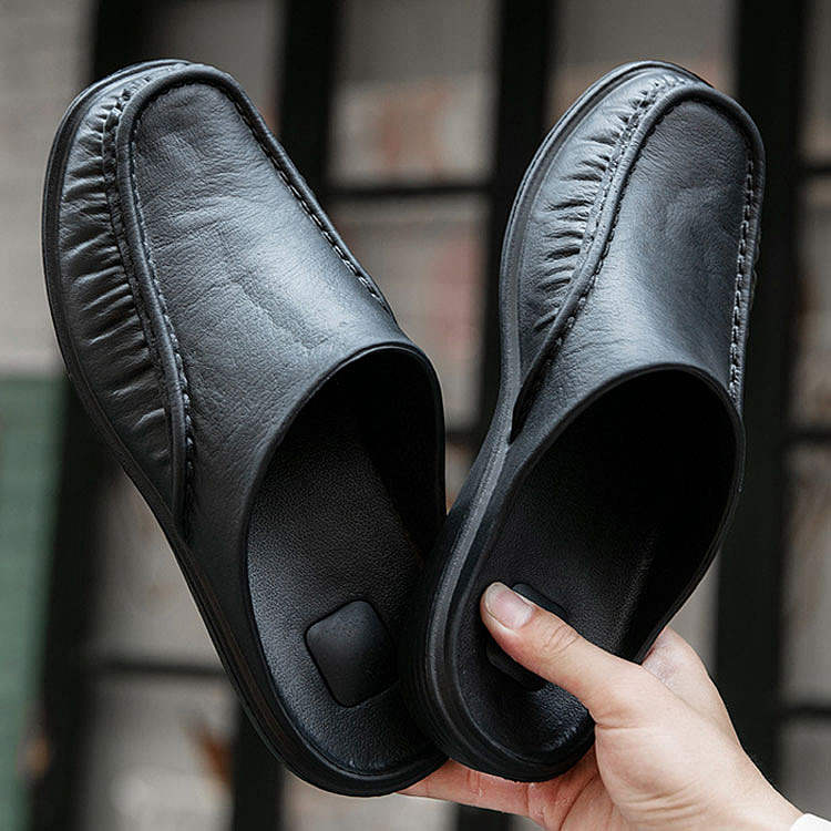 2026 Pantuflas informales para hombre, medias pantuflas transpirables para hombre