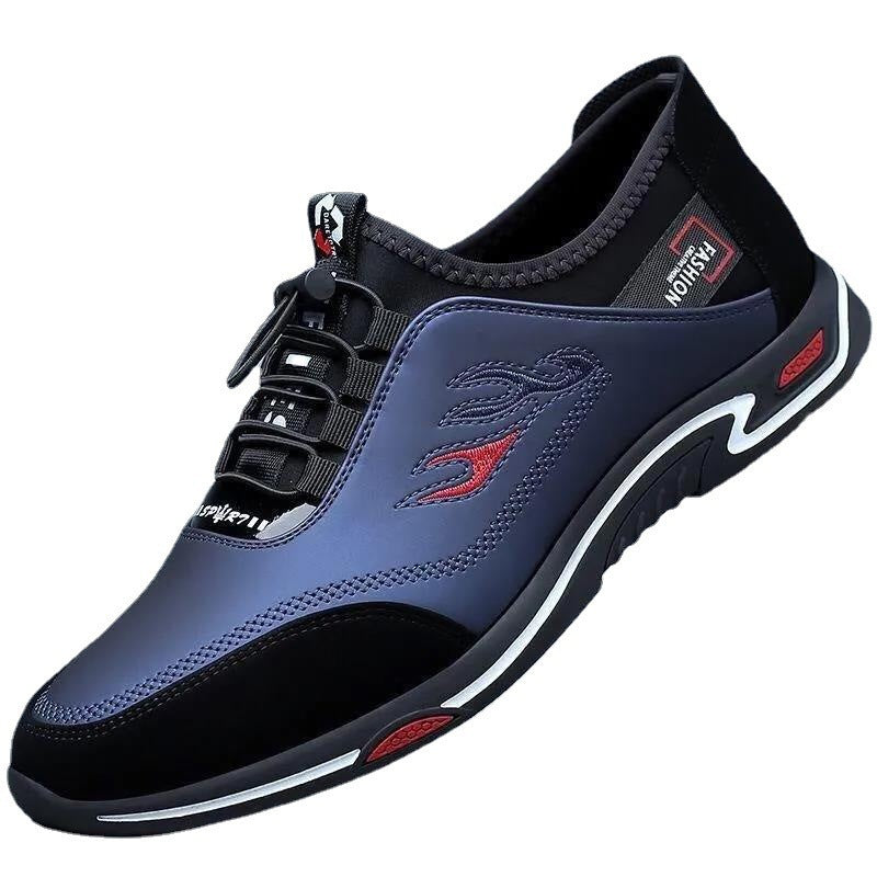 👞 Zapatos de negocios informales y transpirables para hombre de cuero genuino✅ Desodorante✅ Suela de cuero suave,De moda y versátil