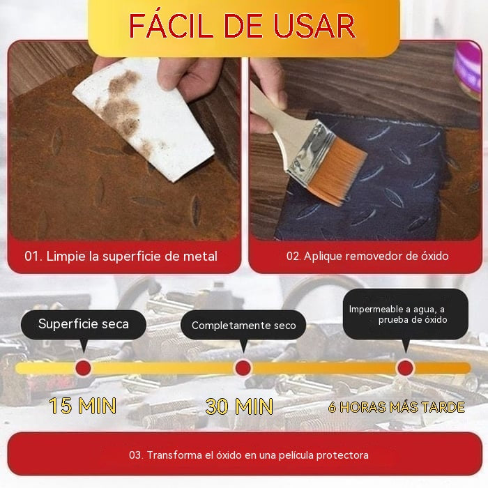 ✨(Compra 1, llévate 2 gratis) Removedor de óxido de metales a base de agua