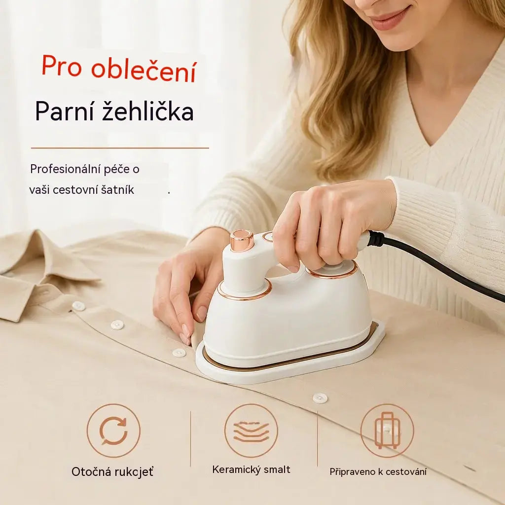 👕💨Přenosný skládací ruční napařovač oděvů 2 v 1 pro domácí použití