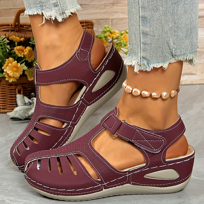 ð¥ã34-44ãSandalias de cuña casuales para mujer, transpirables y cómodas
