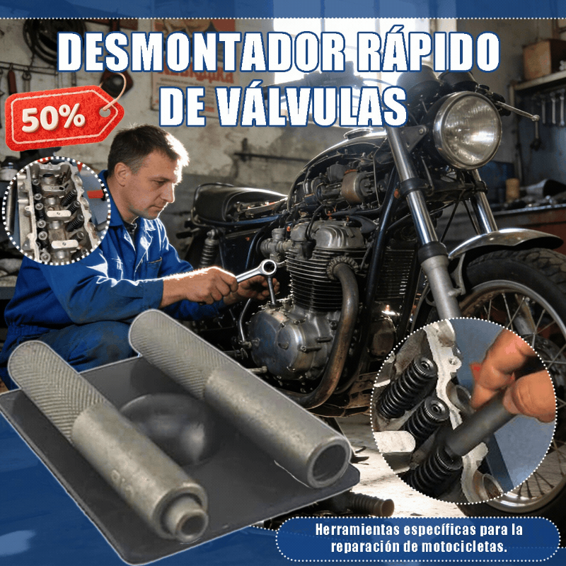 Herramienta de extracción e instalación de bloqueador de válvulas.