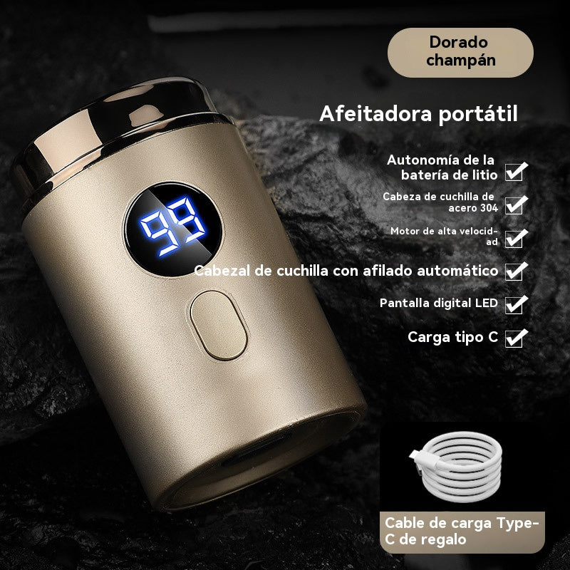 🔥 Oferta especial -47%! 🔥Potente mini afeitadora eléctrica para hombres con pantalla digital