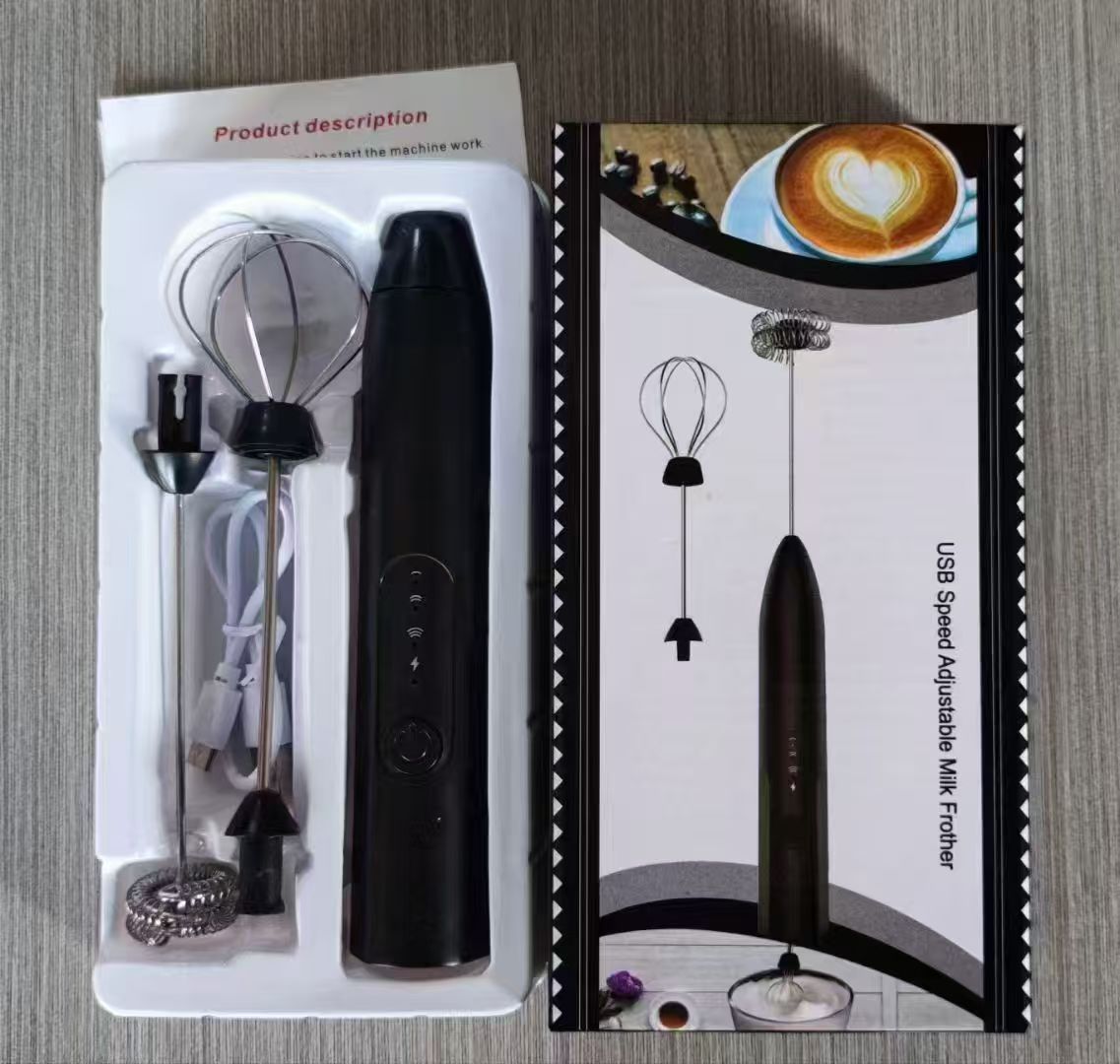 ⚡🥚☕Mini batidora eléctrica de mano, ideal para repostería casera y para montar nata.