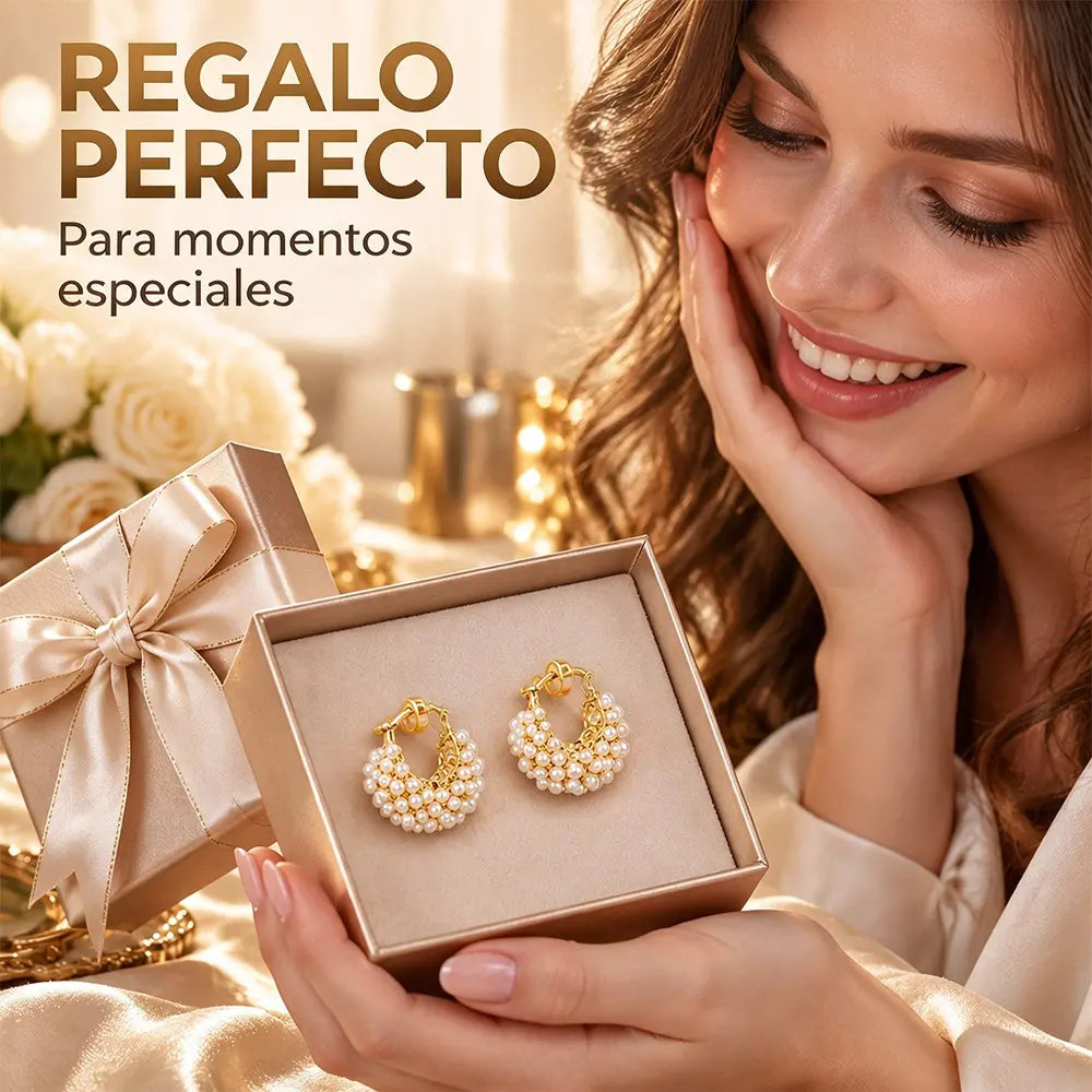 ✨ Pendientes Franceses con Perlas | Diseño Elegante y Sofisticado para Mujer
