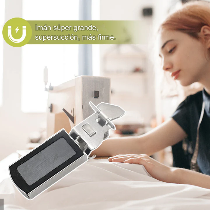 🎉⏰Oferta por tiempo limitado:✂️👚Posicionador de borde antivuelco magnético multifuncional para máquina de coser
