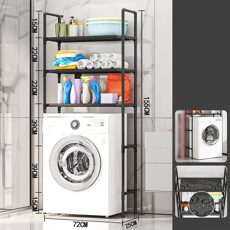 🔥Nuevo producto estrella❤️🔥Estante organizador para baño y lavandería sin necesidad de taladrar