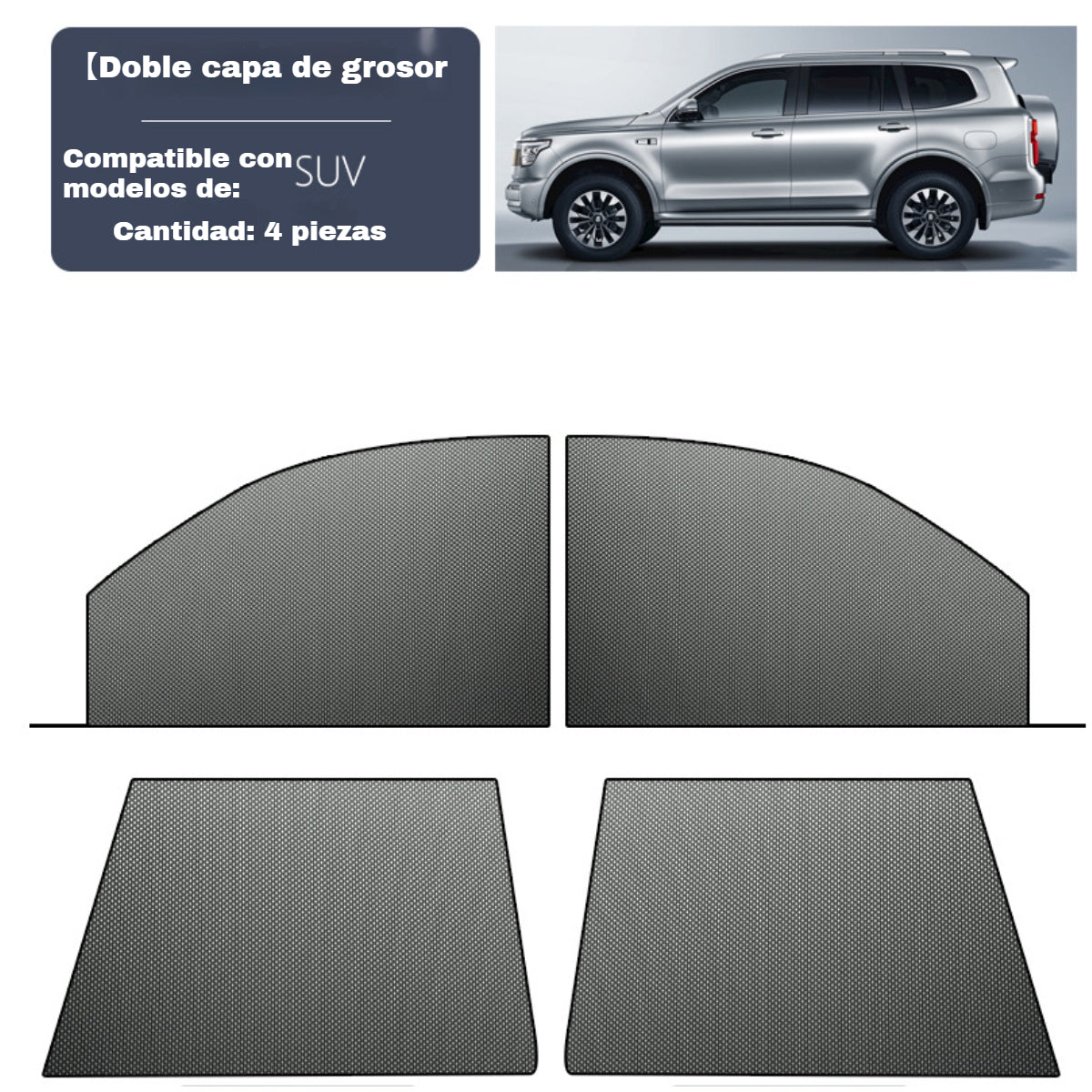 🚗【4 piezas - Todas las ventanas del coche】💯Parasoles universales para ventanas de coche