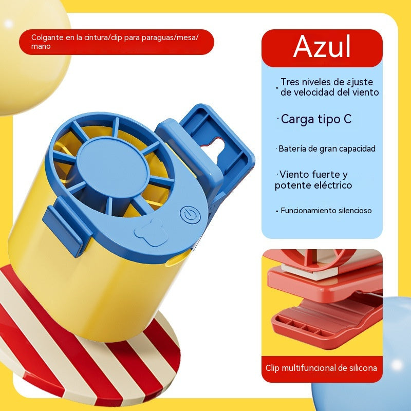 🔥【Compre 1 y obtenga 1 gratis】🌀 Mini ventilador de alta velocidad que se puede sujetar a la cintura.